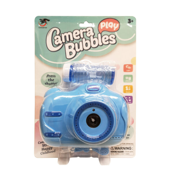 CAMERA FOR SOAP BUBBLES WITH LIGHTS & SOUNDS - PINK (#7737)