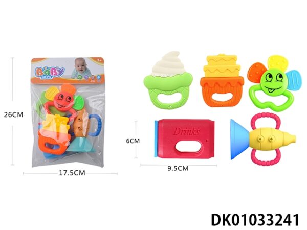 Baby gum ring series 5pcs