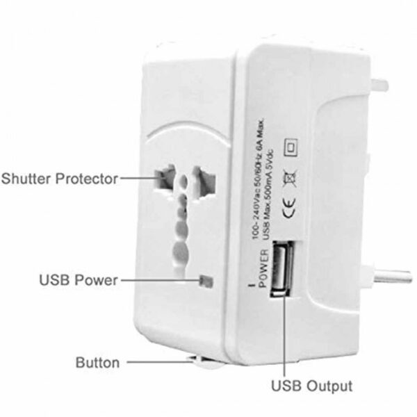 Universal USB Charger Travel Adaptor