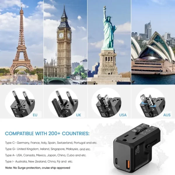 DIGITPLUS TRAVEL ADAPTER 2500W