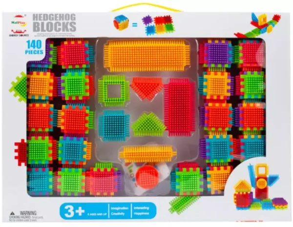 Construction Blocks Creative Hedgehog Waffles 140pcs