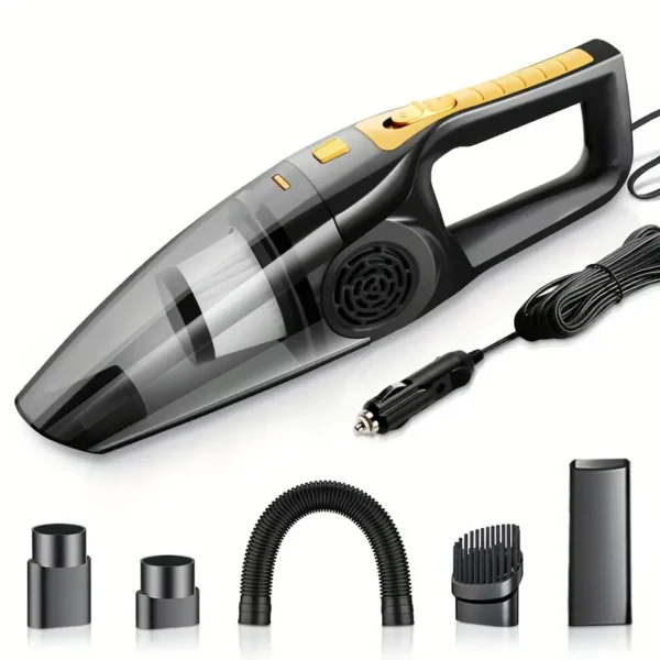 1pc Handheld Car Vacuum Cleaner, 12V Strong Suction Power