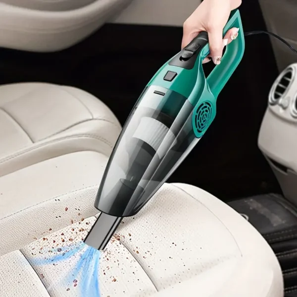 1pc Handheld Car Vacuum Cleaner, 12V Strong Suction Power