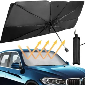 Protect Your Car From The Sun With This Portable, Foldable Car Windshield Sunshade