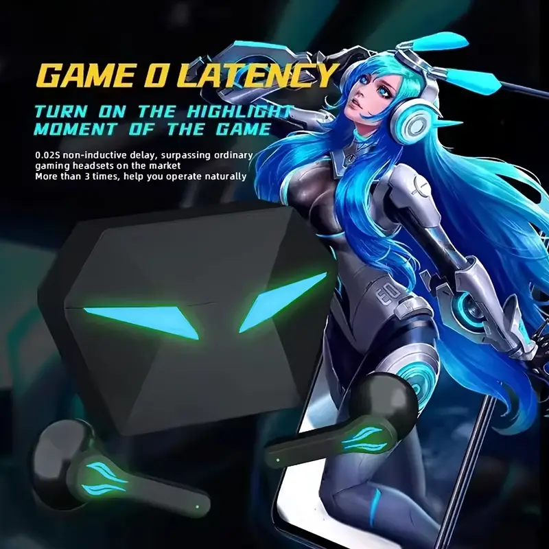 2024 Hot Selling Wireless Earphones with Long Battery Life, Electronic Sports Games, Sports Music, In Ear Earbuds, Intelligent Touch Earphones, High-definition Calling, Suitable for IOS, Android, Samsung And Other Smartphones