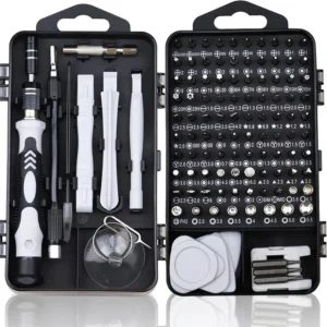122 In 1 Precision Screwdriver Set, Electronic Magnetic Repair, Multi-functional Repair Kit, Durable Metal Material, Suitable For Repairing Computers, PCS, Mobile Phones, Laptops, Switch, Game Consoles, Watches, Glasses, Etc., Men'S Gifts