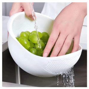 1/2/3pcs Storage Baskets, Multi-Function Laundry Baskets, Modern Food Drain Baskets, Fruits, Vegetables, Rice and Cereals, Kitchen Storage Boxes and Lockers, Kitchen Accessories, Shelf Baskets